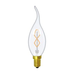 Rustica Candle Tips/S E14 Clear 25W