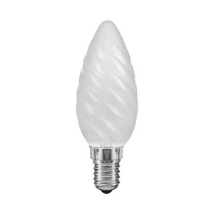 Candle 35mm Twisted E14 Frosted 60W Incandescent/T
