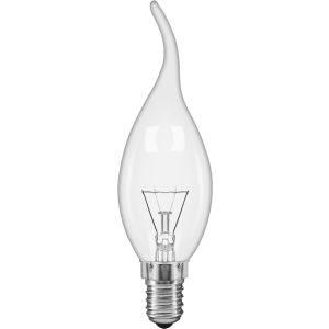 Candle Tip E14 Clear 60W Incandescent/T