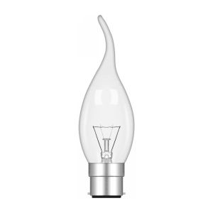 Candle Tip B22 Clear 25W Incandescent/T