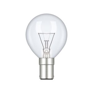 Golf Ball B15D Clear 40W Incandescent/T
