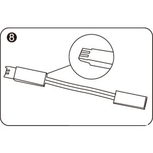 Axis Connecting Cable Single Colour 5cm