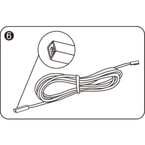 Axis Driver Connecting Cable Multi-Colour 2.5m