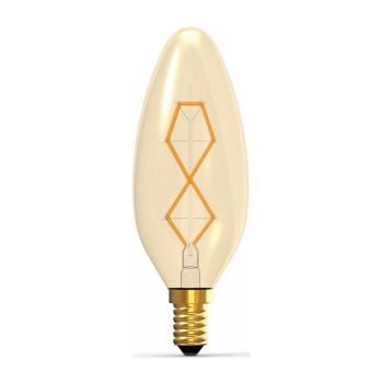 Rustica Candle C45/S E14 Tinted 60W