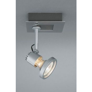 Archi 1 Light GU10 Grey Surface Mounted Adjustable Spot Light