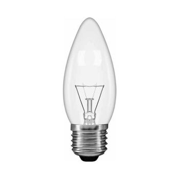 Candle 35mm E27 Clear 25W  Incandescent/T