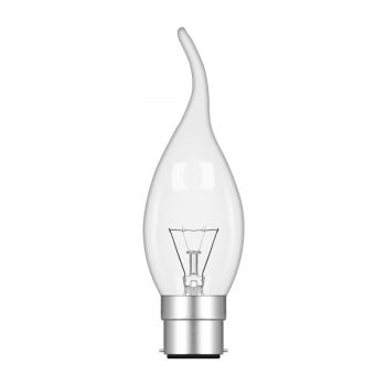 Candle Tip B22 Clear 25W Incandescent/T