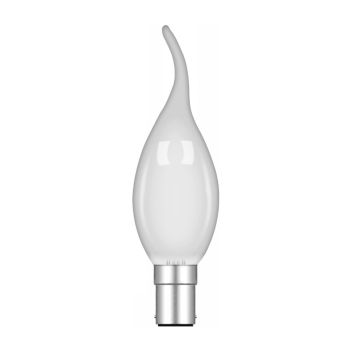 Candle Tip B15D Frosted 60W Incandescent/T