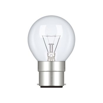 Golf Ball B22 Clear 60W Incandescent/T