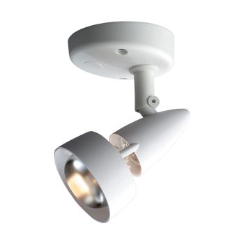 Vesta 1 Light E14 White Adjustable Wall/Spot Light