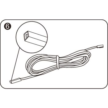 Axis Driver Connecting Cable Single Colour 2.5m