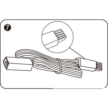 Axis Connecting Cable Multi-Colour 30cm