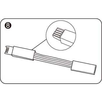 Axis Connecting Cable Multi-Colour 5cm