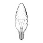 Candle 45mm Twisted Clear E14 40W