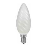 Candle 45mm Twisted Frosted E14 60W