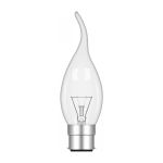 Candle Tip B22 Clear 25W Incandescent/T